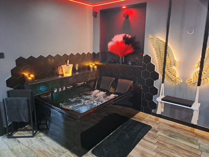 Maison Jacuzzi Cinéma Nightroom