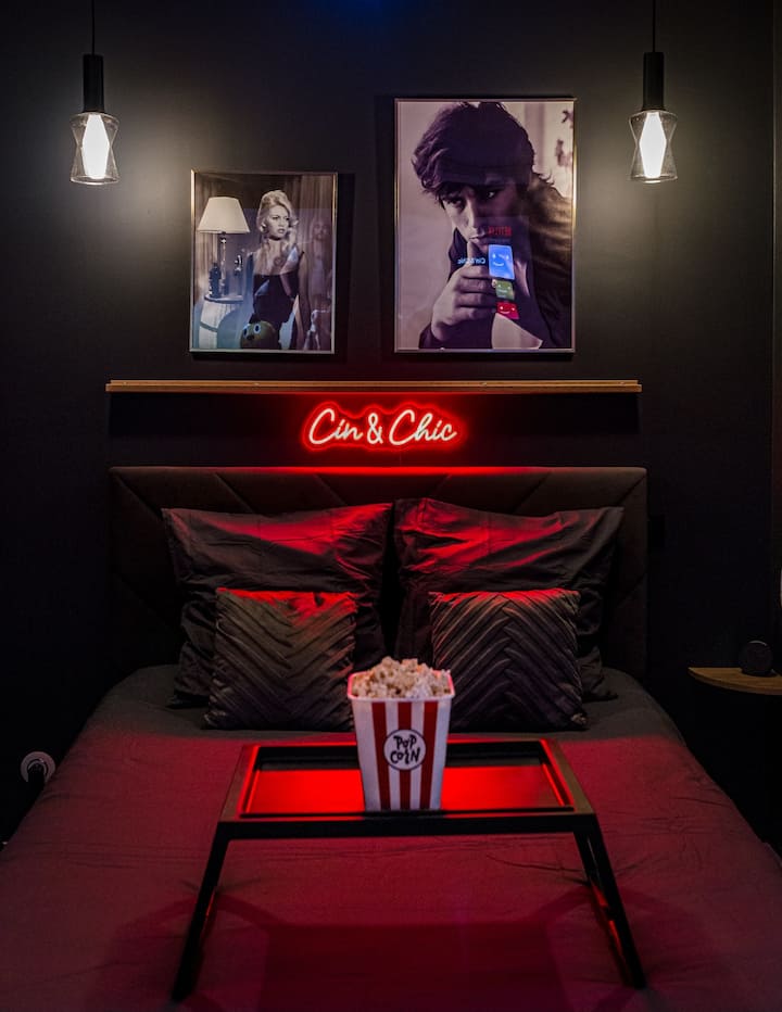 Cinéma chic - Vidéoprojecteur - Netflix
