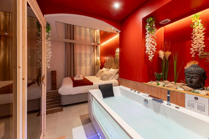 Suite Baliroom - Sauna et spa privés