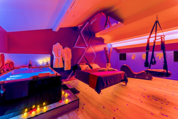 Suite Crazy'n LoveRoom - Jacuzzi & Ciné