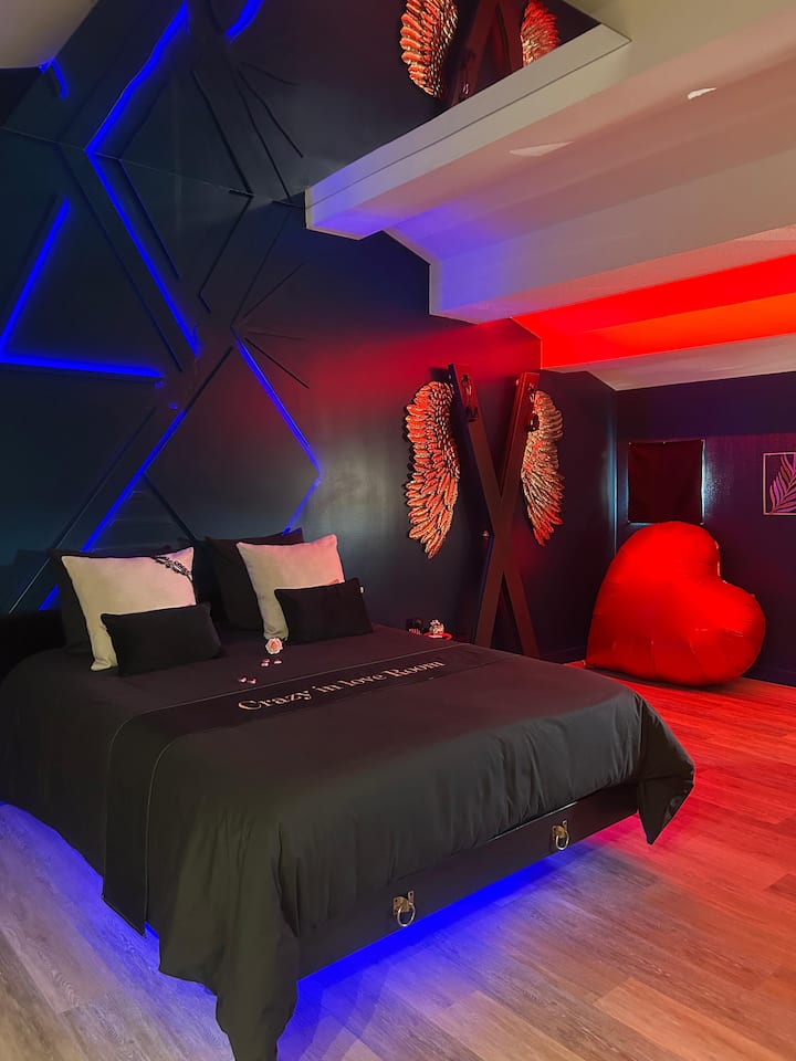 Suite Crazy'n LoveRoom - Jacuzzi & Ciné