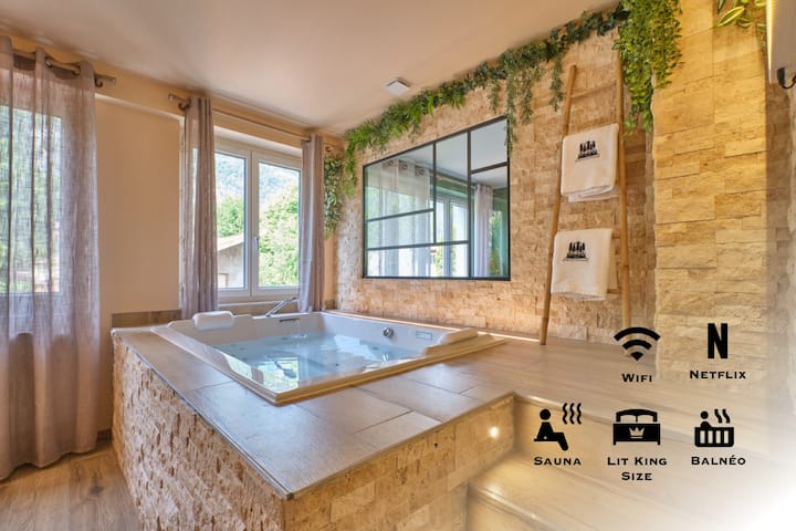 Suite Scandinave avec Spa & Sauna privés