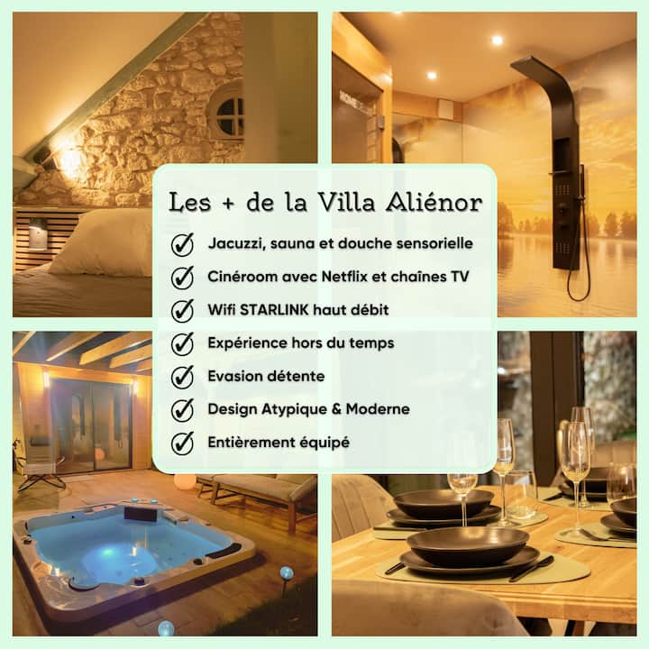 La Villa Aliénor - Spa et Cinéroom