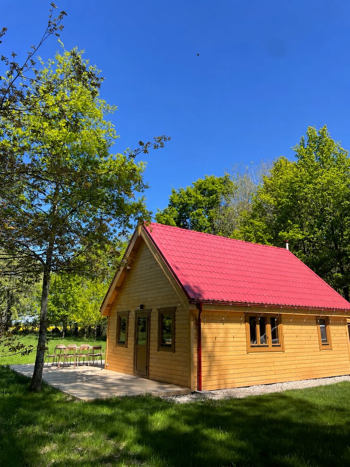 Chalet cosy en pleine nature avec bain nordique
