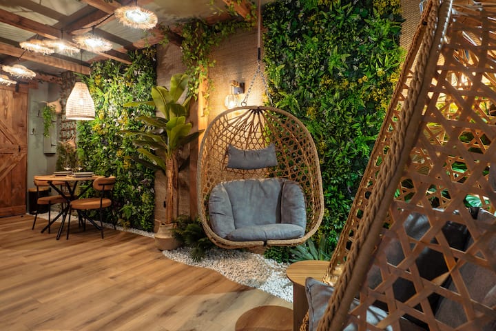 Jungle room avec balnéothérapie
